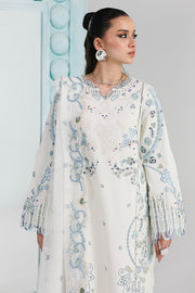 Qalamkar Festive Embroidered Lawn Unstitched 3Pc Suit QFL-03 IRMIN