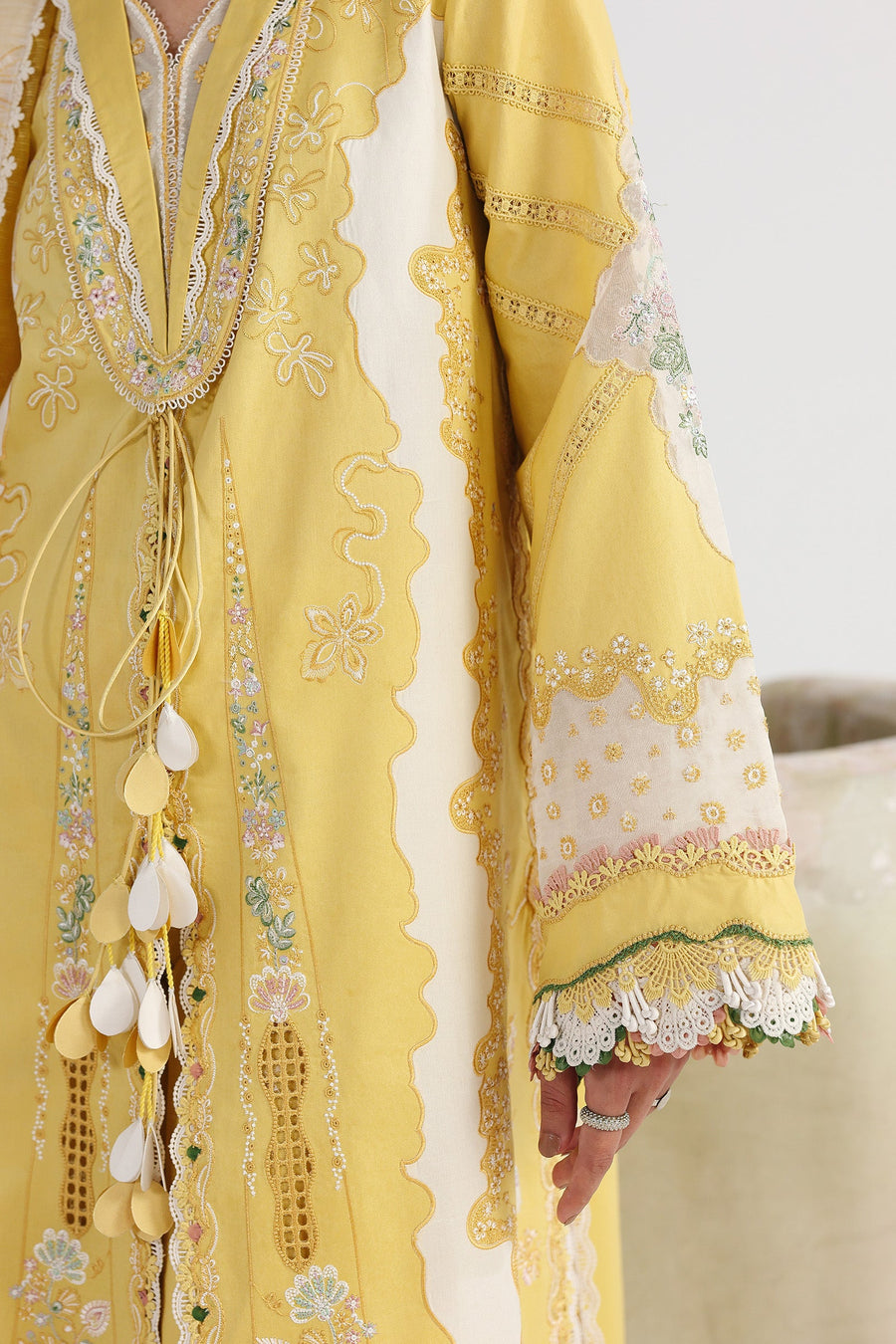 Qalamkar Festive Embroidered Lawn Unstitched 3Pc Suit QFL-05 ZARIA