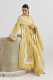 Qalamkar Festive Embroidered Lawn Unstitched 3Pc Suit QFL-05 ZARIA