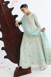 Qalamkar Festive Embroidered Lawn Unstitched 3Pc Suit QFL-08 SABEL