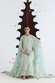 Qalamkar Festive Embroidered Lawn Unstitched 3Pc Suit QFL-08 SABEL