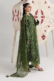 Qalamkar Festive Embroidered Lawn Unstitched 3Pc Suit QFL-09 VESTA