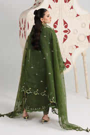 Qalamkar Festive Embroidered Lawn Unstitched 3Pc Suit QFL-09 VESTA