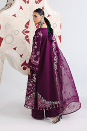 Qalamkar Festive Embroidered Lawn Unstitched 3Pc Suit QFL-10 TRESA