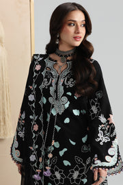 Qalamkar Festive Embroidered Lawn Unstitched 3Pc Suit QFL-12 REHA