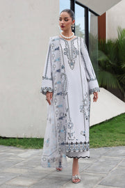 Qalamkar Qline Embroidered Lawn Unstitched 3Pc Suit QKL-03 SAMIA