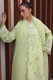 Qalamkar Qline Embroidered Lawn Unstitched 3Pc Suit QKL-05 AYANA