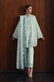 Qalamkar Qline Embroidered Lawn Unstitched 3Pc Suit QKL-07 LEYA