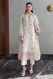 Qalamkar Qline Embroidered Lawn Unstitched 3Pc Suit QKL-09 SIAA