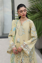 Qalamkar Qline Embroidered Lawn Unstitched 3Pc Suit QKL-11 MEIRA