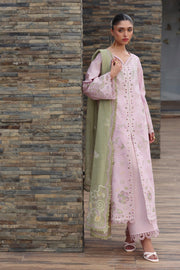 Qalamkar Qline Embroidered Lawn Unstitched 3Pc Suit QKL-12 ZAYLA
