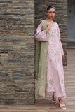 Qalamkar Qline Embroidered Lawn Unstitched 3Pc Suit QKL-12 ZAYLA