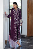 Qalamkar Qline Embroidered Lawn Unstitched 3Pc Suit QKL-14 SUHRA