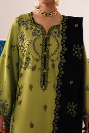 Qalamkar Qline Embroidered Linen Unstitched 3Pc Suit QLW-01 AMARAH
