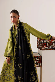 Qalamkar Qline Embroidered Linen Unstitched 3Pc Suit QLW-01 AMARAH