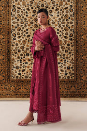 Qalamkar Qline Embroidered Linen Unstitched 3Pc Suit QLW-02 ALEENA
