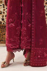 Qalamkar Qline Embroidered Linen Unstitched 3Pc Suit QLW-02 ALEENA