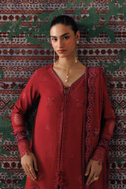 Qalamkar Qline Embroidered Linen Unstitched 3Pc Suit QLW-03 ZAIRA