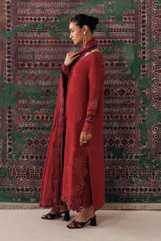 Qalamkar Qline Embroidered Linen Unstitched 3Pc Suit QLW-03 ZAIRA