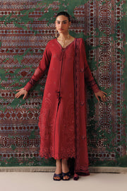 Qalamkar Qline Embroidered Linen Unstitched 3Pc Suit QLW-03 ZAIRA