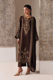 Qalamkar Qline Embroidered Linen Unstitched 3Pc Suit QLW-04 SHAHEEN