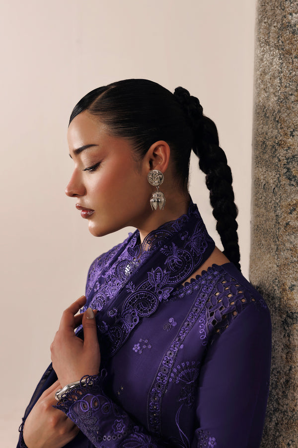 Qalamkar Qline Embroidered Linen Unstitched 3Pc Suit QLW-05 ZEEMAL