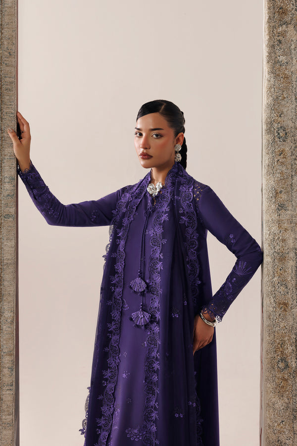 Qalamkar Qline Embroidered Linen Unstitched 3Pc Suit QLW-05 ZEEMAL