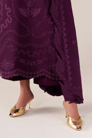 Qalamkar Qline Embroidered Linen Unstitched 3Pc Suit QLW-07 MAHEEN