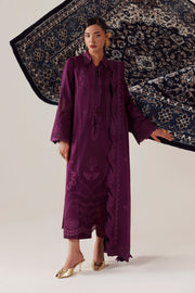 Qalamkar Qline Embroidered Linen Unstitched 3Pc Suit QLW-07 MAHEEN