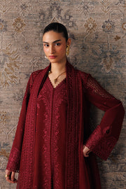Qalamkar Qline Embroidered Linen Unstitched 3Pc Suit QLW-08 NEIRAH