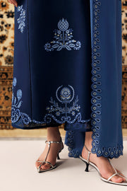 Qalamkar Qline Embroidered Linen Unstitched 3Pc Suit QLW-10 SERAN