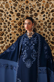 Qalamkar Qline Embroidered Linen Unstitched 3Pc Suit QLW-10 SERAN