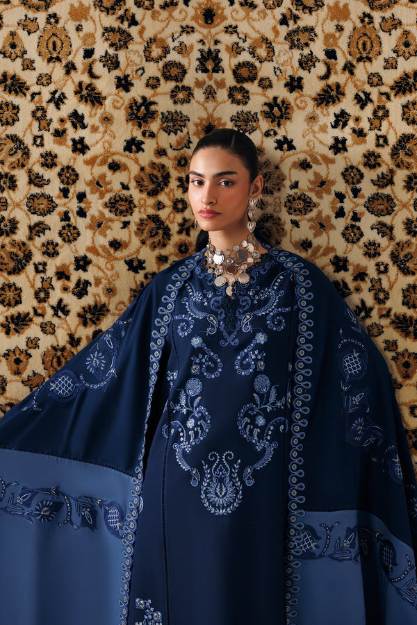 Qalamkar Qline Embroidered Linen Unstitched 3Pc Suit QLW-10 SERAN