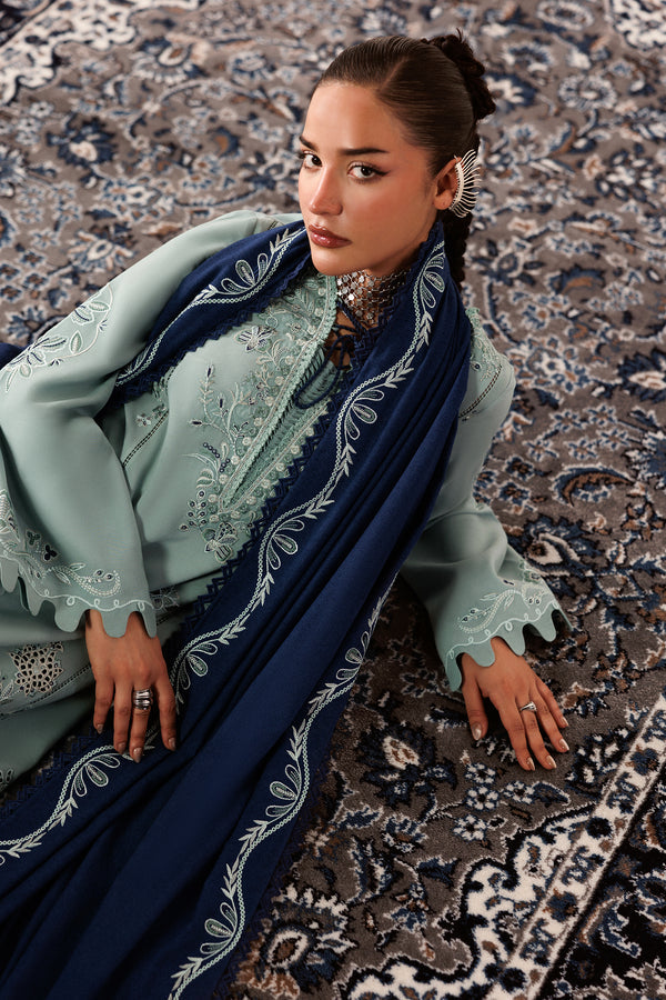 Qalamkar Qline Embroidered Linen Unstitched 3Pc Suit QLW-11 TALIYA