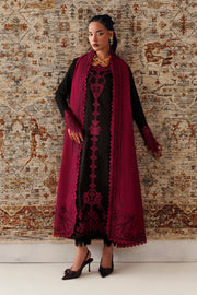 Qalamkar Qline Embroidered Linen Unstitched 3Pc Suit QLW-12 YANI