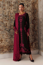 Qalamkar Qline Embroidered Linen Unstitched 3Pc Suit QLW-12 YANI