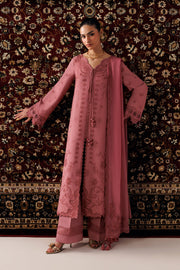 Qalamkar Qline Embroidered Linen Unstitched 3Pc Suit QLW-13 DANIYA