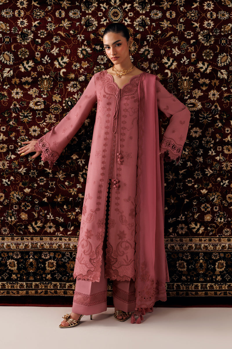 Qalamkar Qline Embroidered Linen Unstitched 3Pc Suit QLW-13 DANIYA