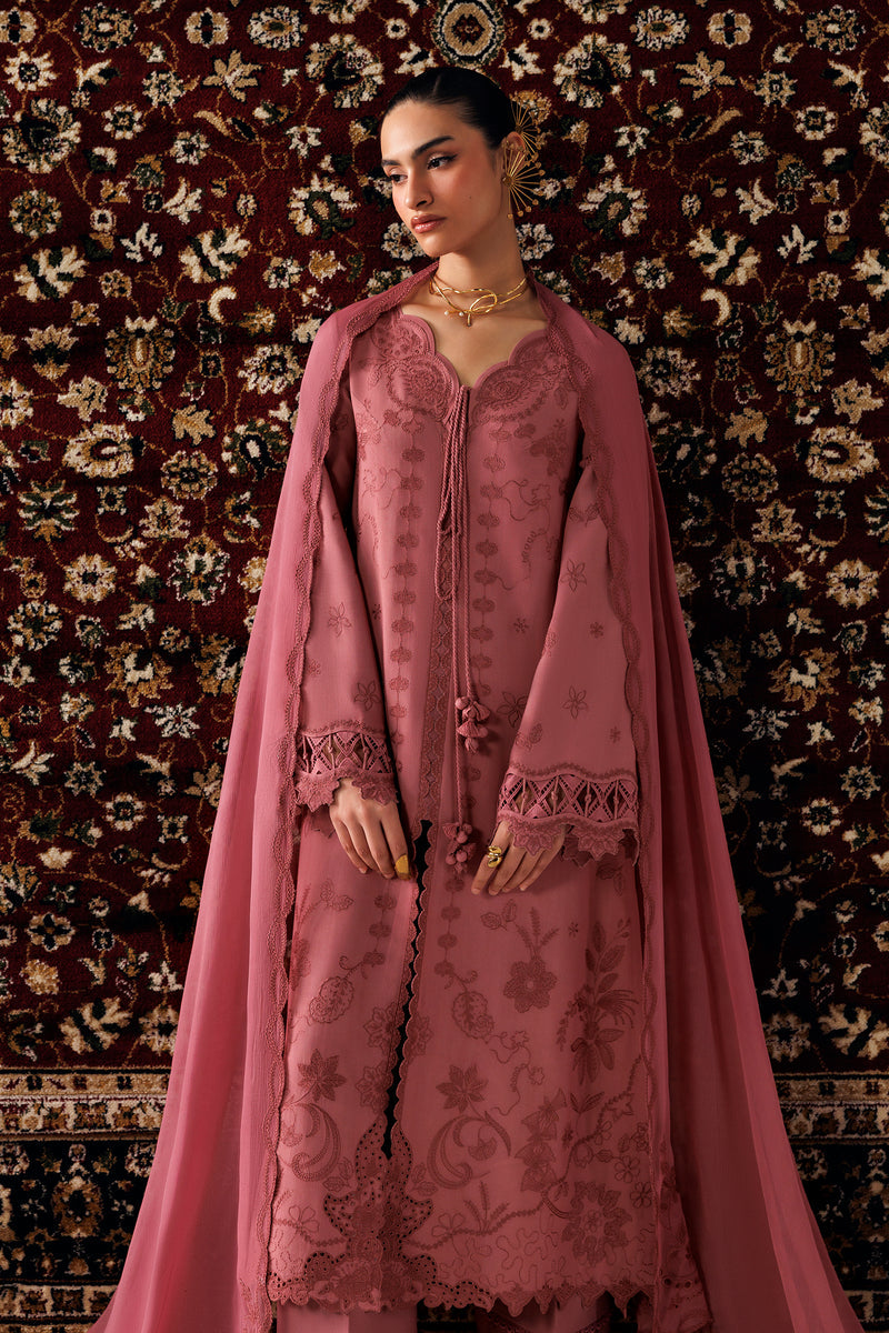 Qalamkar Qline Embroidered Linen Unstitched 3Pc Suit QLW-13 DANIYA