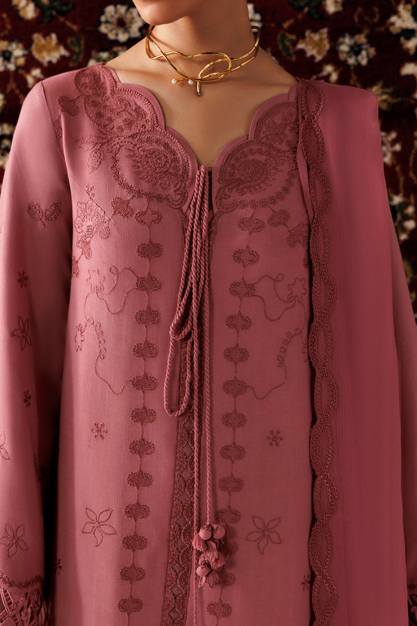 Qalamkar Qline Embroidered Linen Unstitched 3Pc Suit QLW-13 DANIYA