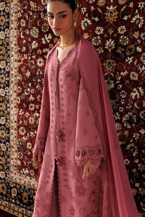 Qalamkar Qline Embroidered Linen Unstitched 3Pc Suit QLW-13 DANIYA