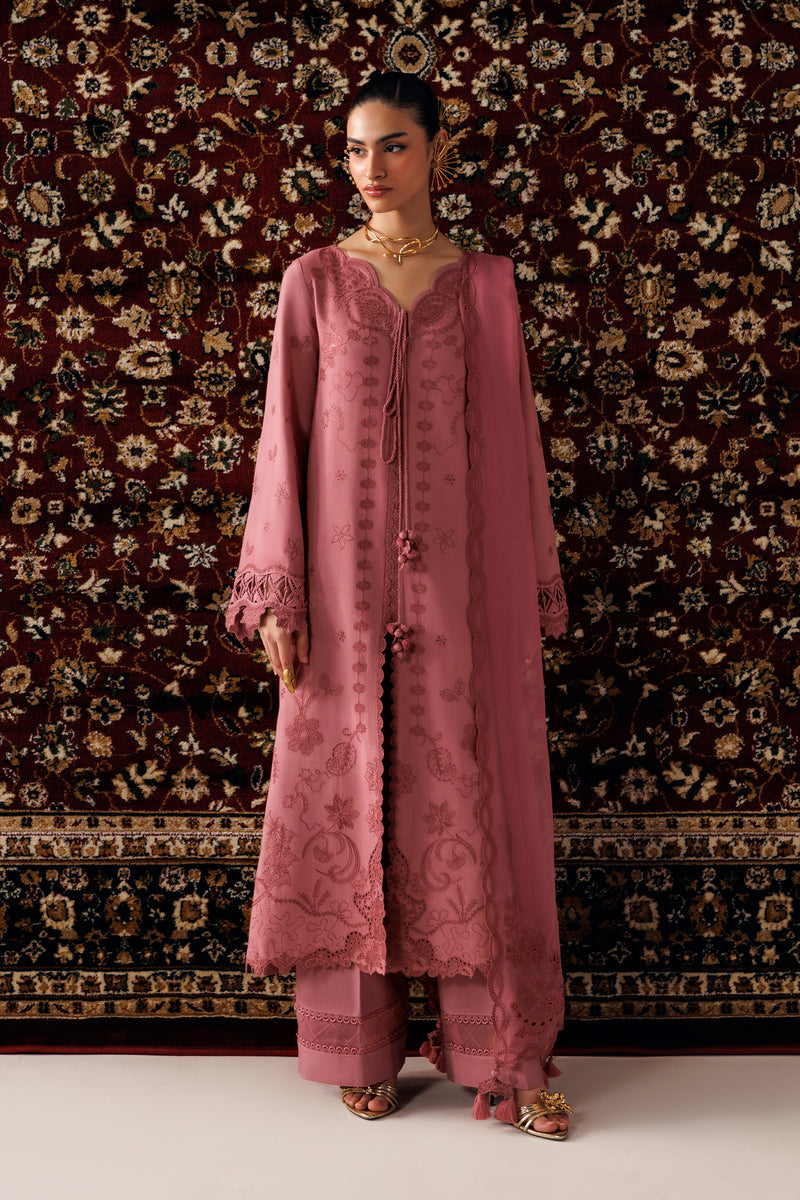Qalamkar Qline Embroidered Linen Unstitched 3Pc Suit QLW-13 DANIYA