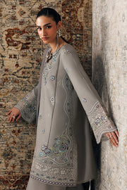 Qalamkar Qline Embroidered Linen Unstitched 3Pc Suit QLW-15 GINA
