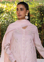 Qalamkar Qline Embroidered Lawn Unstitched 3Pc Suit QM-03 RUNE