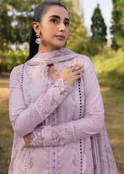 Qalamkar Qline Embroidered Lawn Unstitched 3Pc Suit QM-05 CECILIA