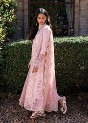 Qalamkar Qline Embroidered Lawn Unstitched 3Pc Suit QM-09 ROSALEE