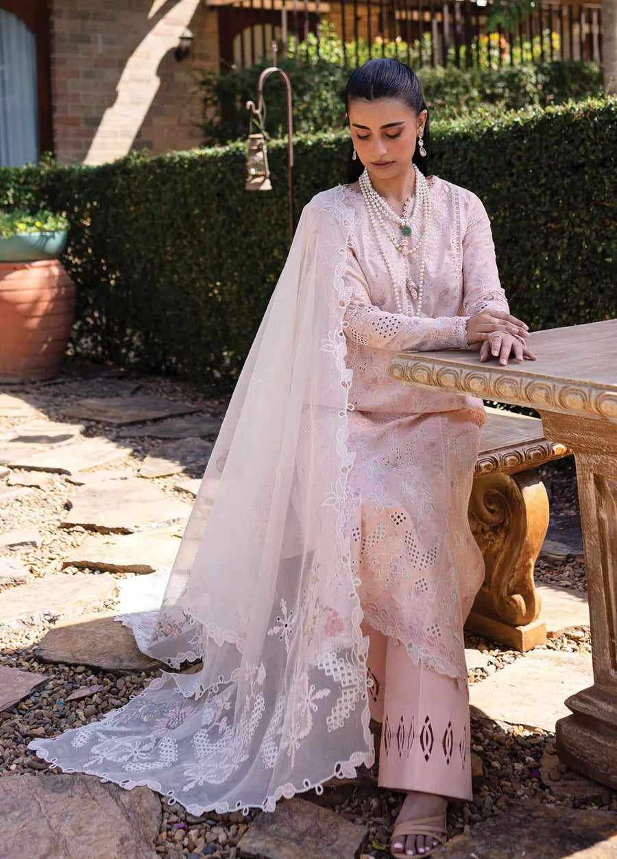 Qalamkar Qline Embroidered Lawn Unstitched 3Pc Suit QM-12 MISO