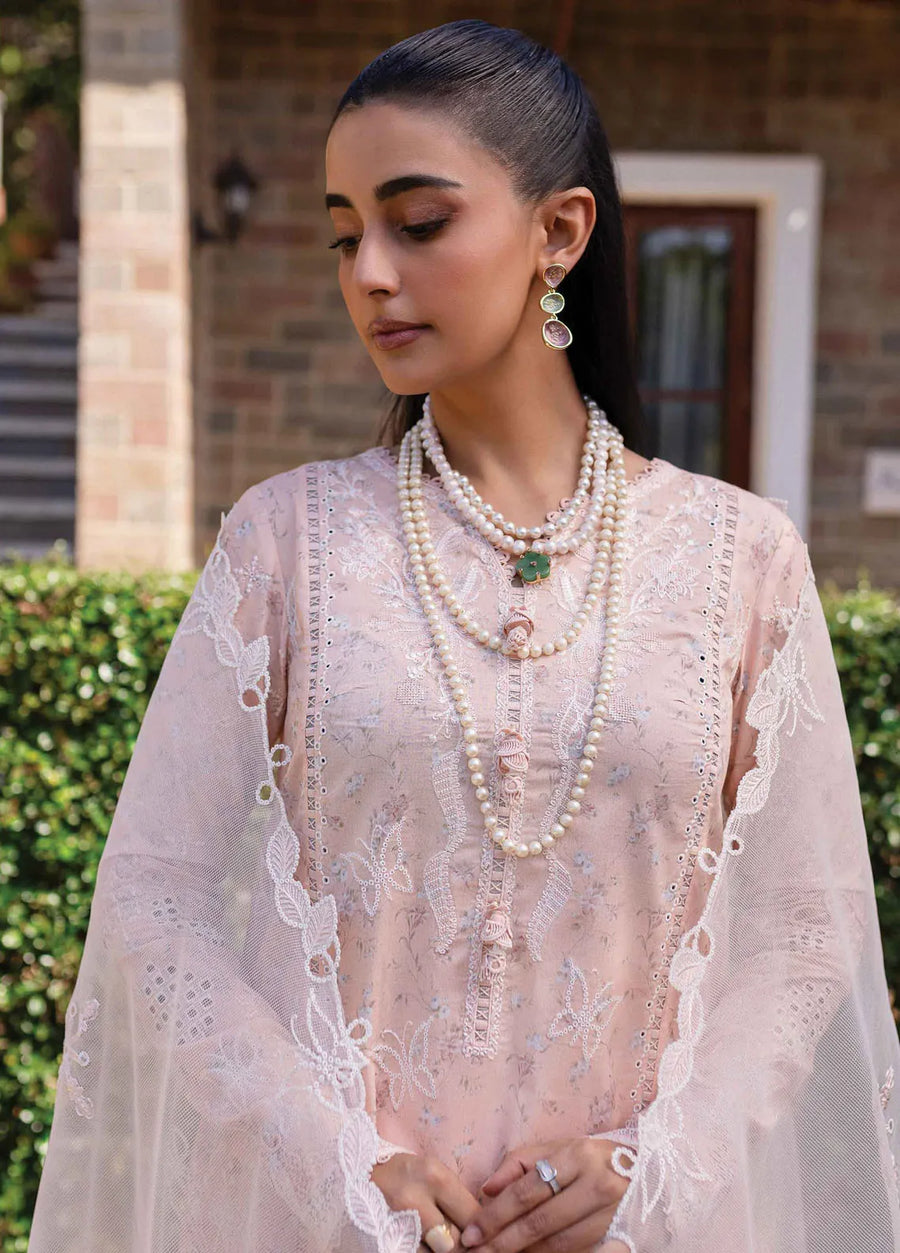 Qalamkar Qline Embroidered Lawn Unstitched 3Pc Suit QM-12 MISO