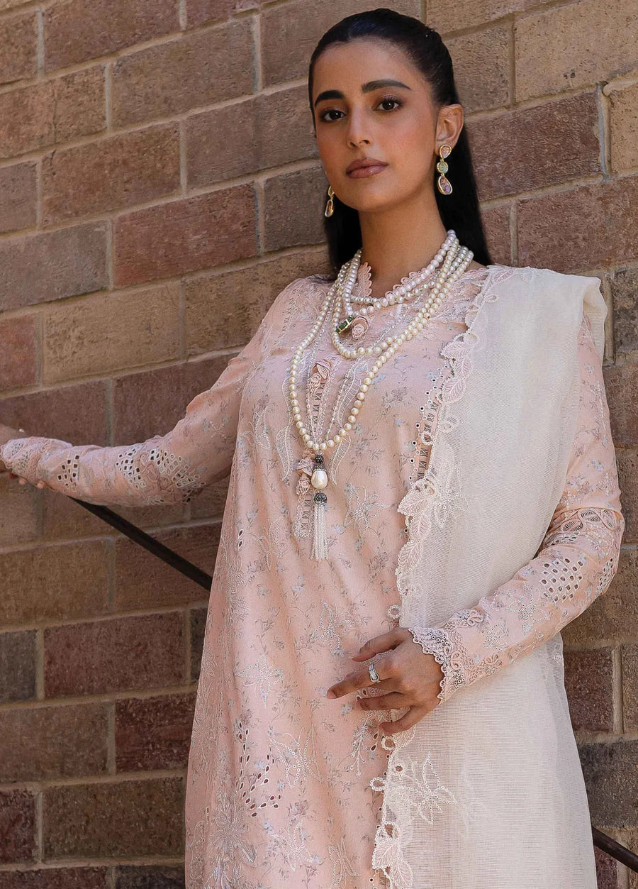 Qalamkar Qline Embroidered Lawn Unstitched 3Pc Suit QM-12 MISO