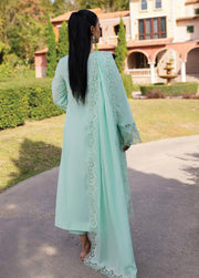 Qalamkar Qline Embroidered Lawn Unstitched 3Pc Suit QM-13 HELEN